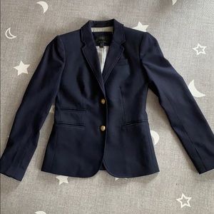 Jcrew wool schoolboy blazer navy